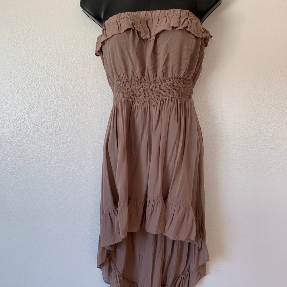 High low Mauve Spring Dress